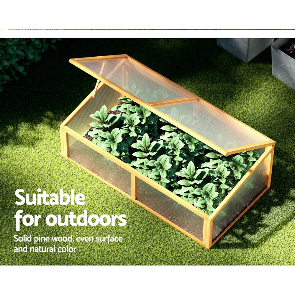 Greenfingers Wooden Raised Garden Bed 1.1m x .58m x 415mm