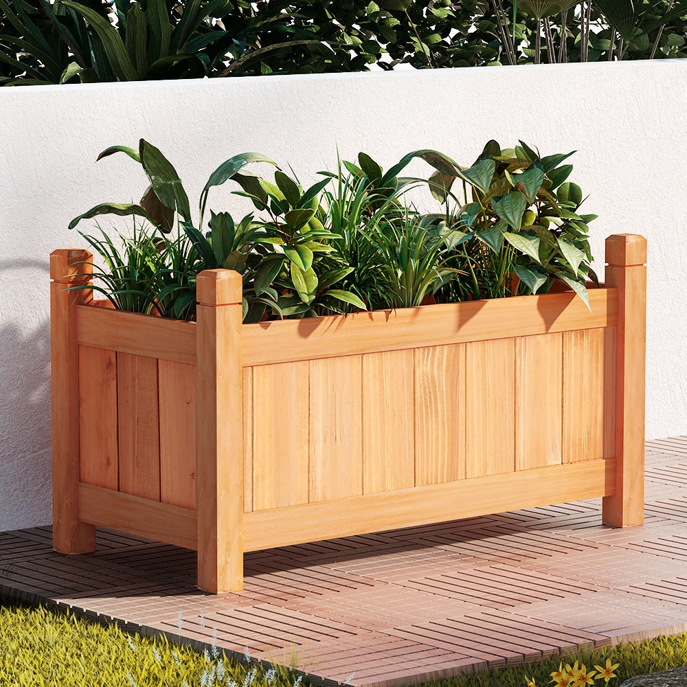 Greenfingers Wooden Raised Garden Bed .6m x .3m x 330mm
