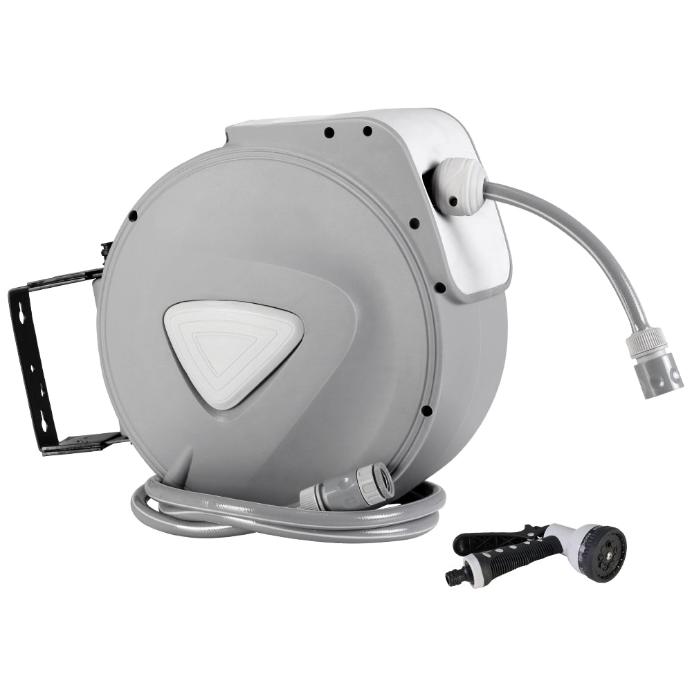 garden hose Water Hose Reel 20M Retractable Auto Rewind Spray Gun Garden