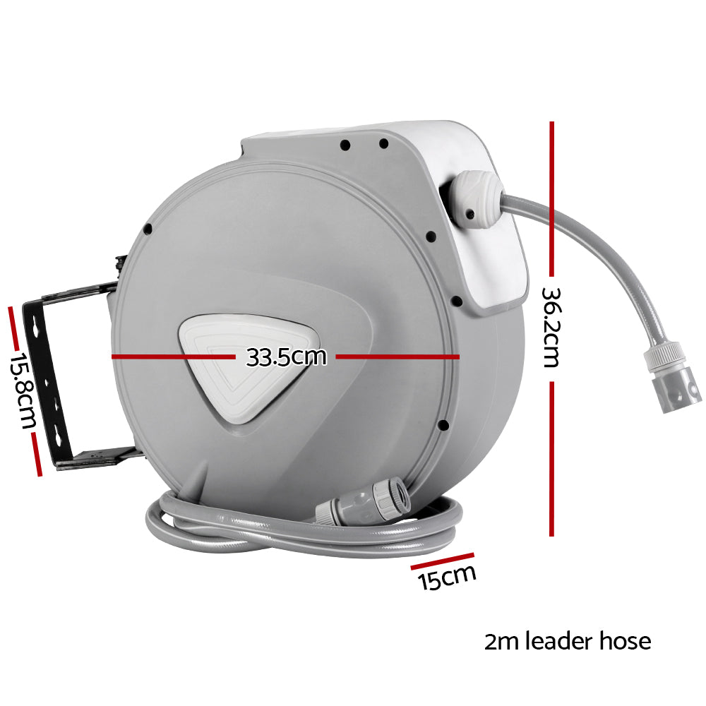 garden supplies Water Hose Reel 20M Retractable Auto Rewind Spray Gun Garden