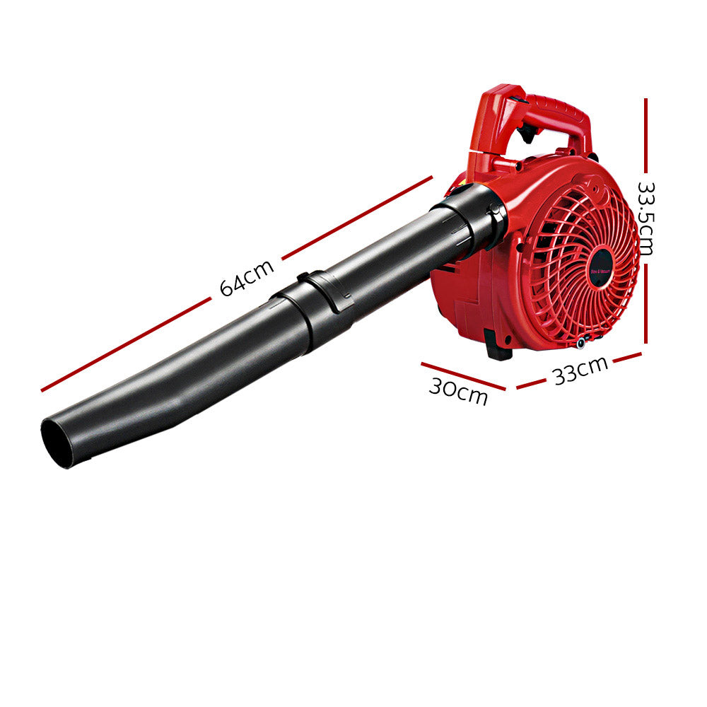 garden supplies Giantz Petrol Leaf Blower Garden Vacuum Handheld Commercial Outdoor Tool 36CC