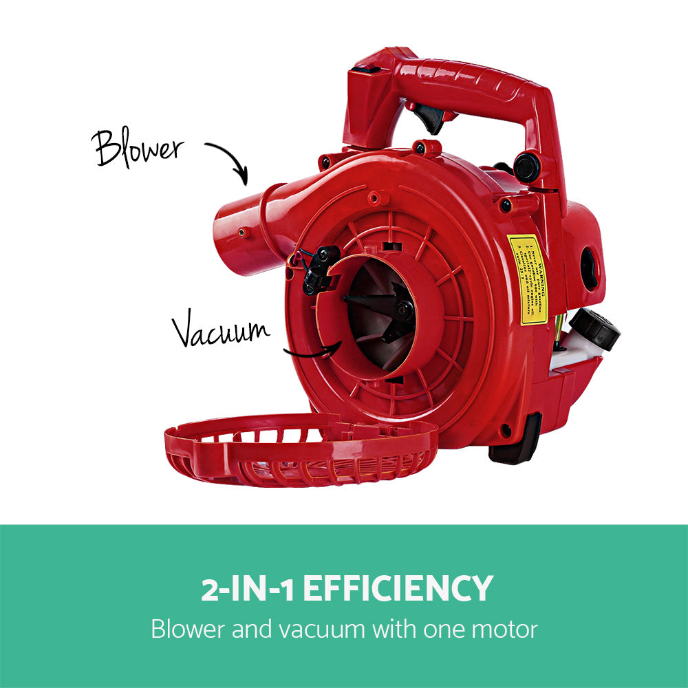 Giantz | Petrol Leaf Blower and Vacuum 36cc 2-Stroke