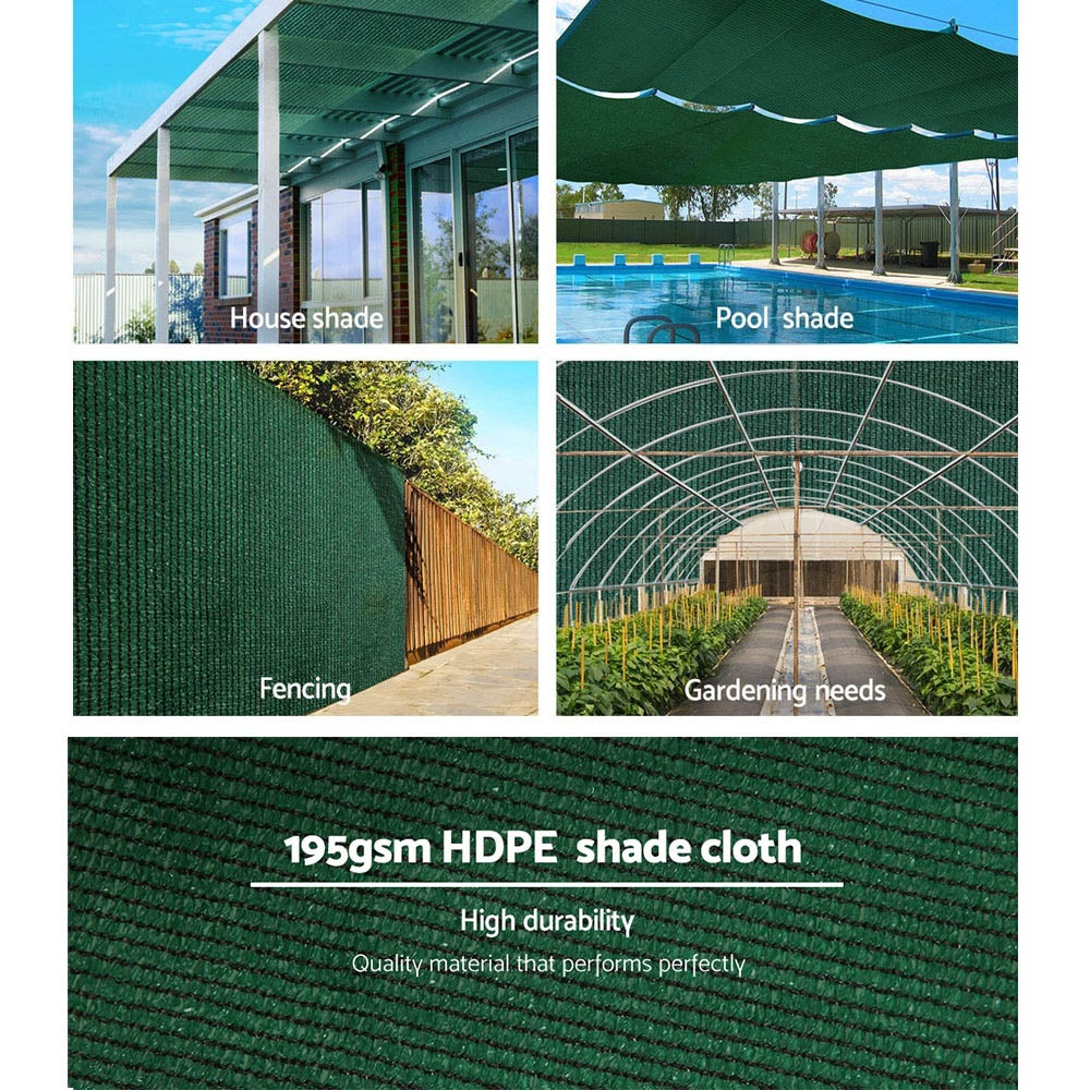 90% Shade Cloth Heavy Duty 1.83m x 20m - Various Colours