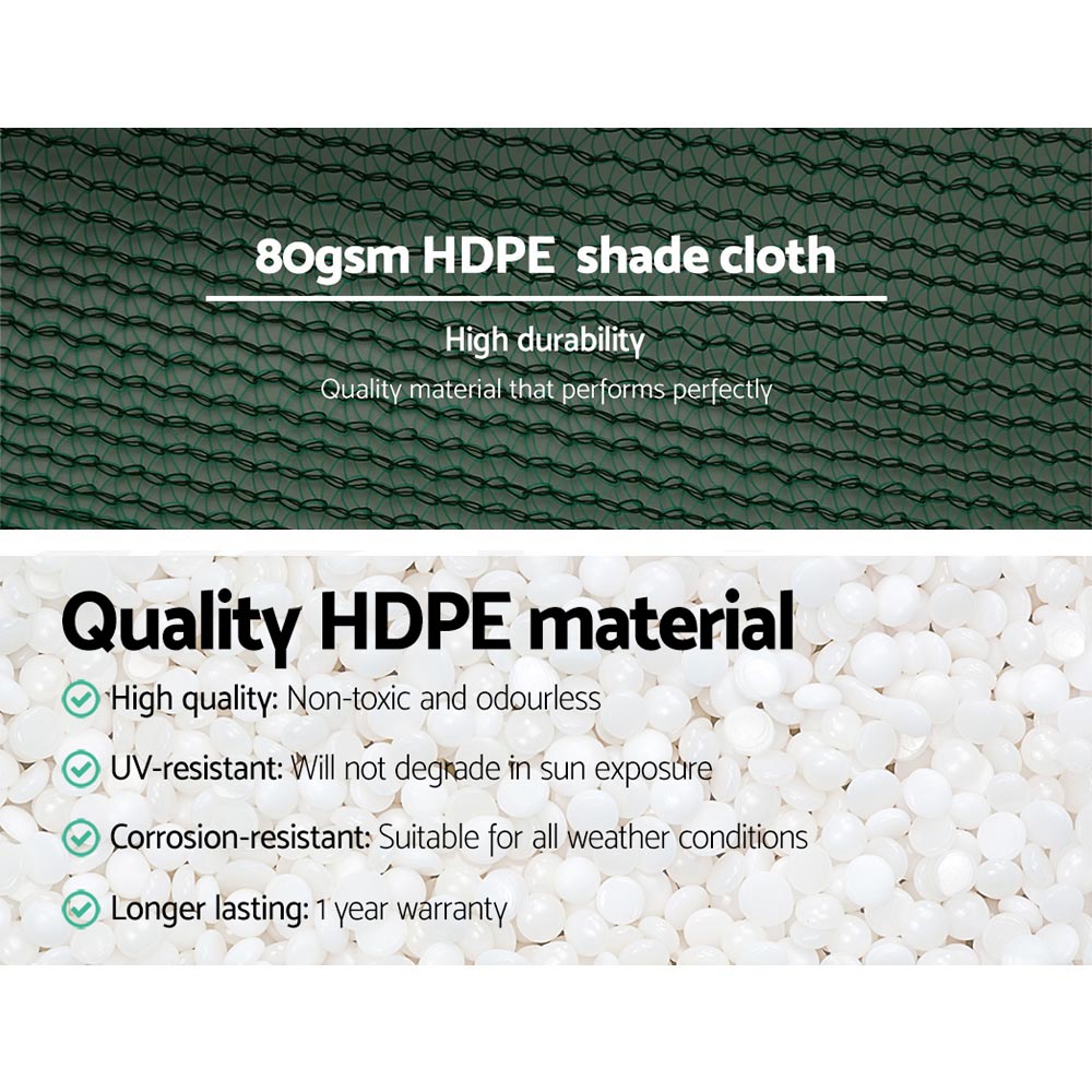 30% Shade Cloth Heavy Duty 1.83m x 20m  Green