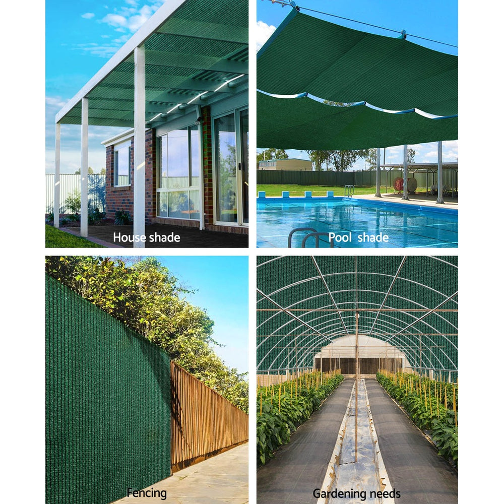 50% Shade Cloth Heavy Duty 1.83m x 50m - Various Colours