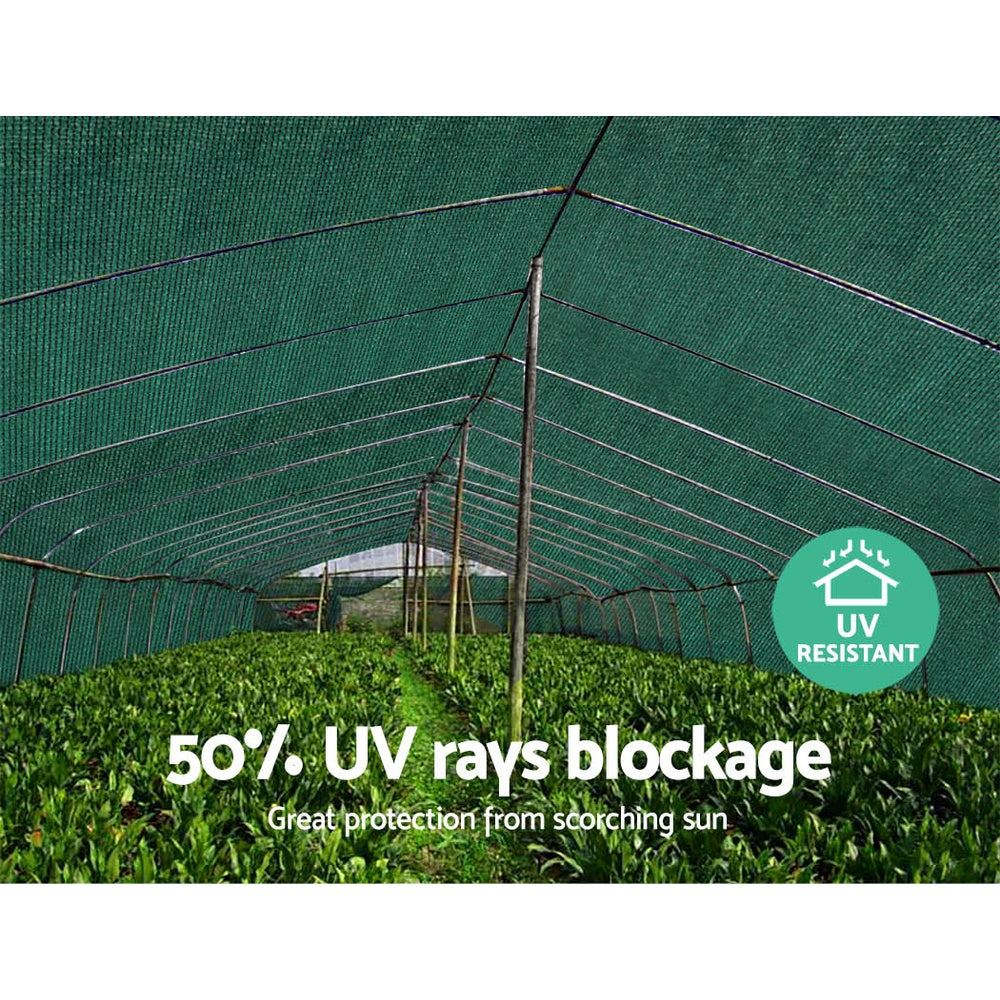 50% Shade Cloth Heavy Duty 1.83m x 50m - Various Colours