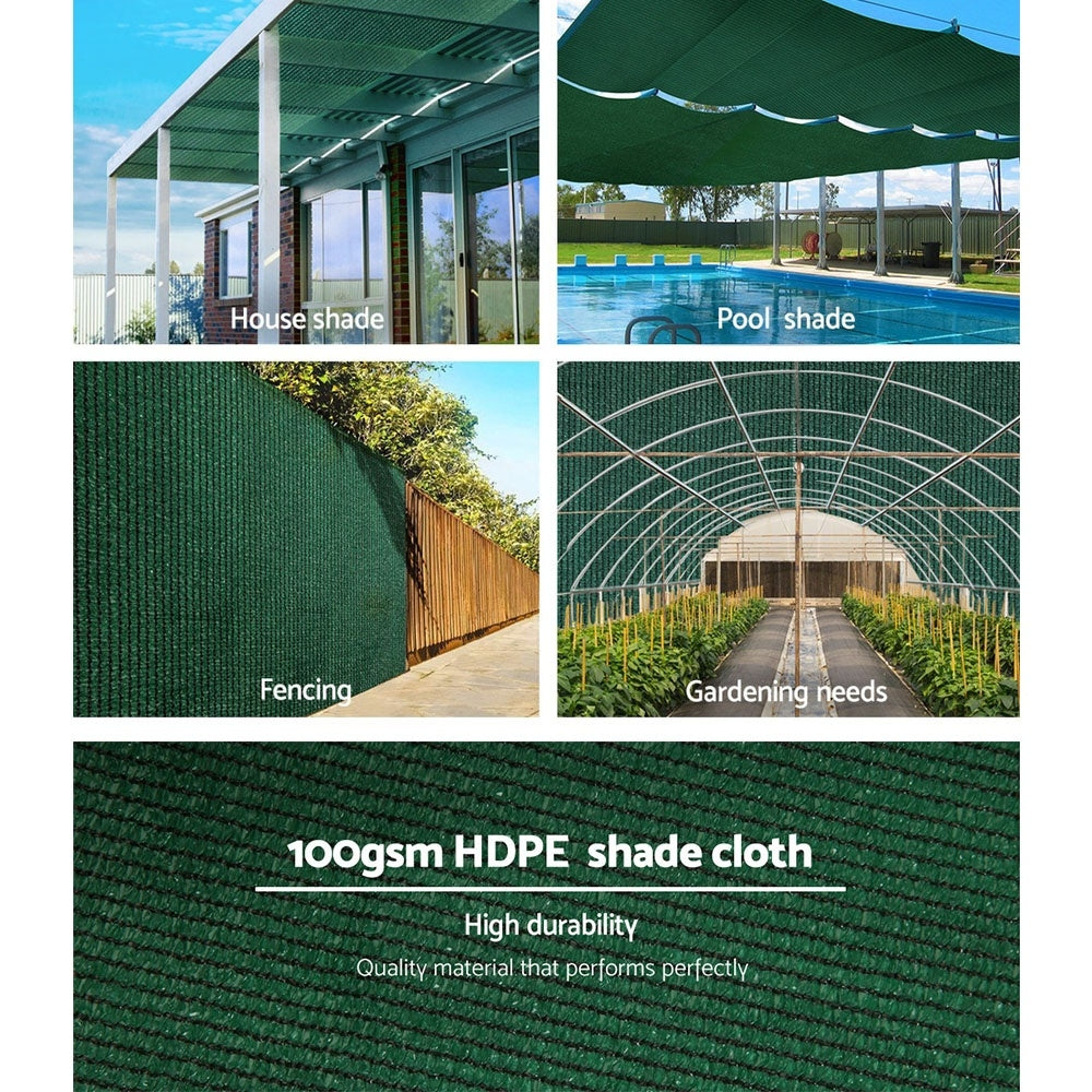 50% Shade Cloth  Heavy Duty 3.66m x 20m - Various Colours