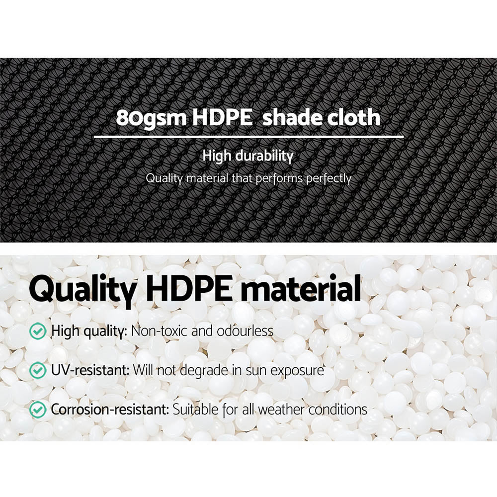 30% Shade Cloth Shadecloth Heavy Duty 3.66m x 30m Various Colours