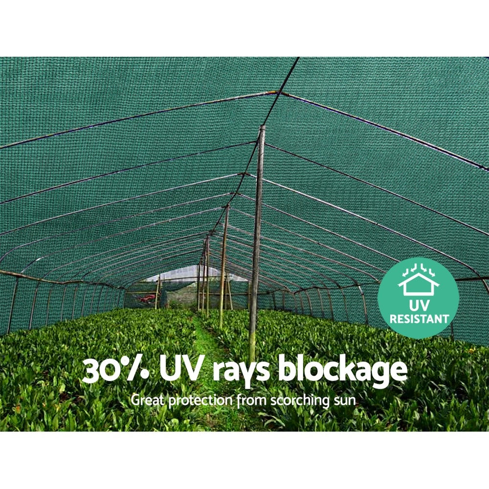 30% Shade Cloth Heavy Duty 3.66m x 30m - Various Colours
