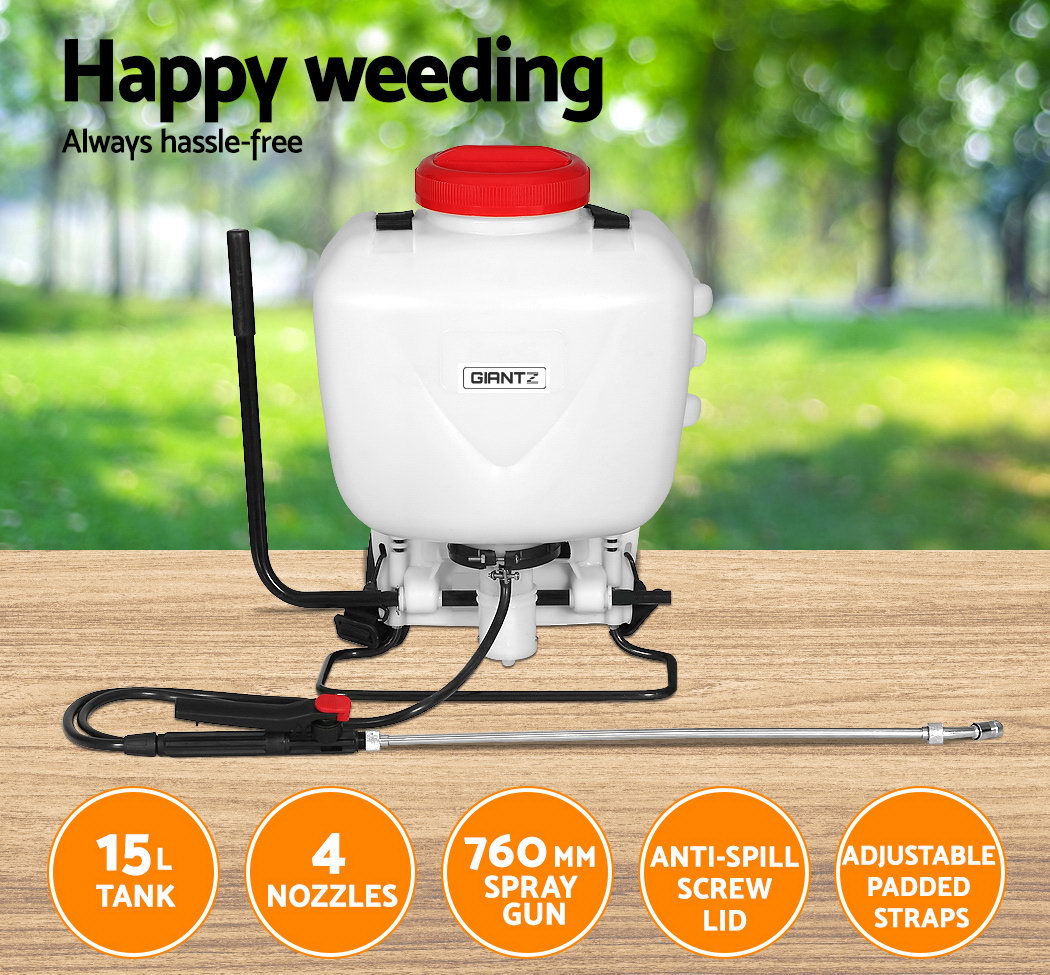 Giantz | Weed Sprayer 15L Backpack