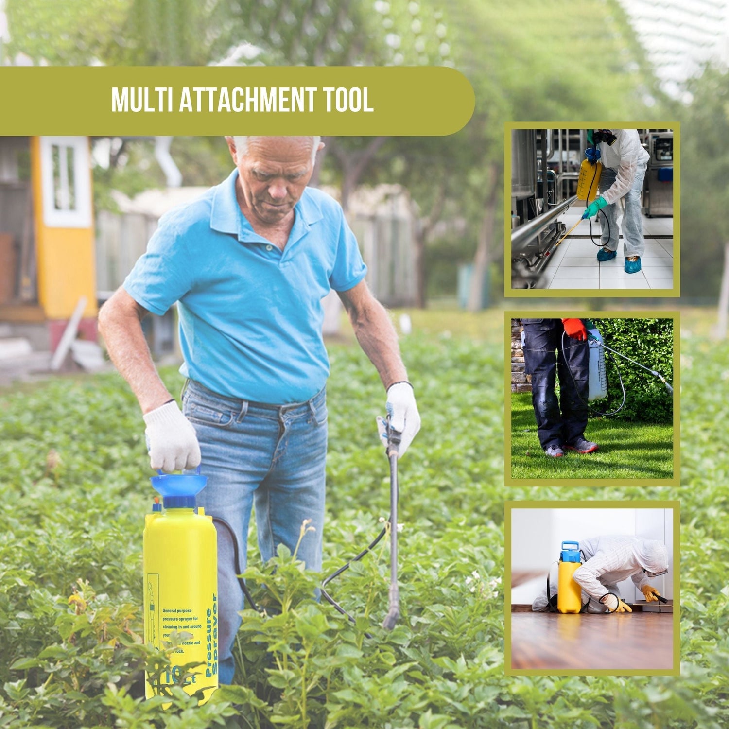 10L Knapsack Pressure Sprayer