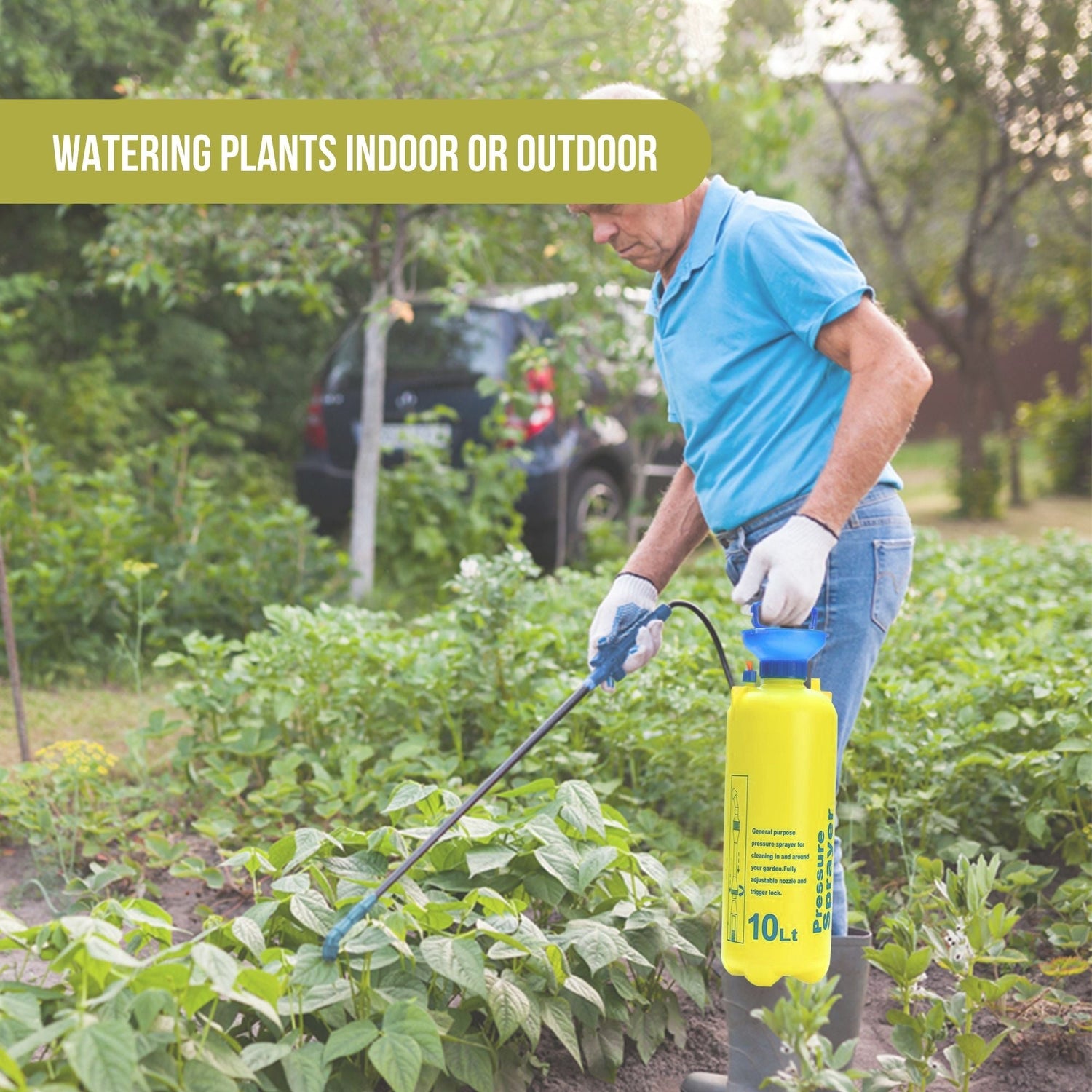 10L Knapsack Pressure Sprayer