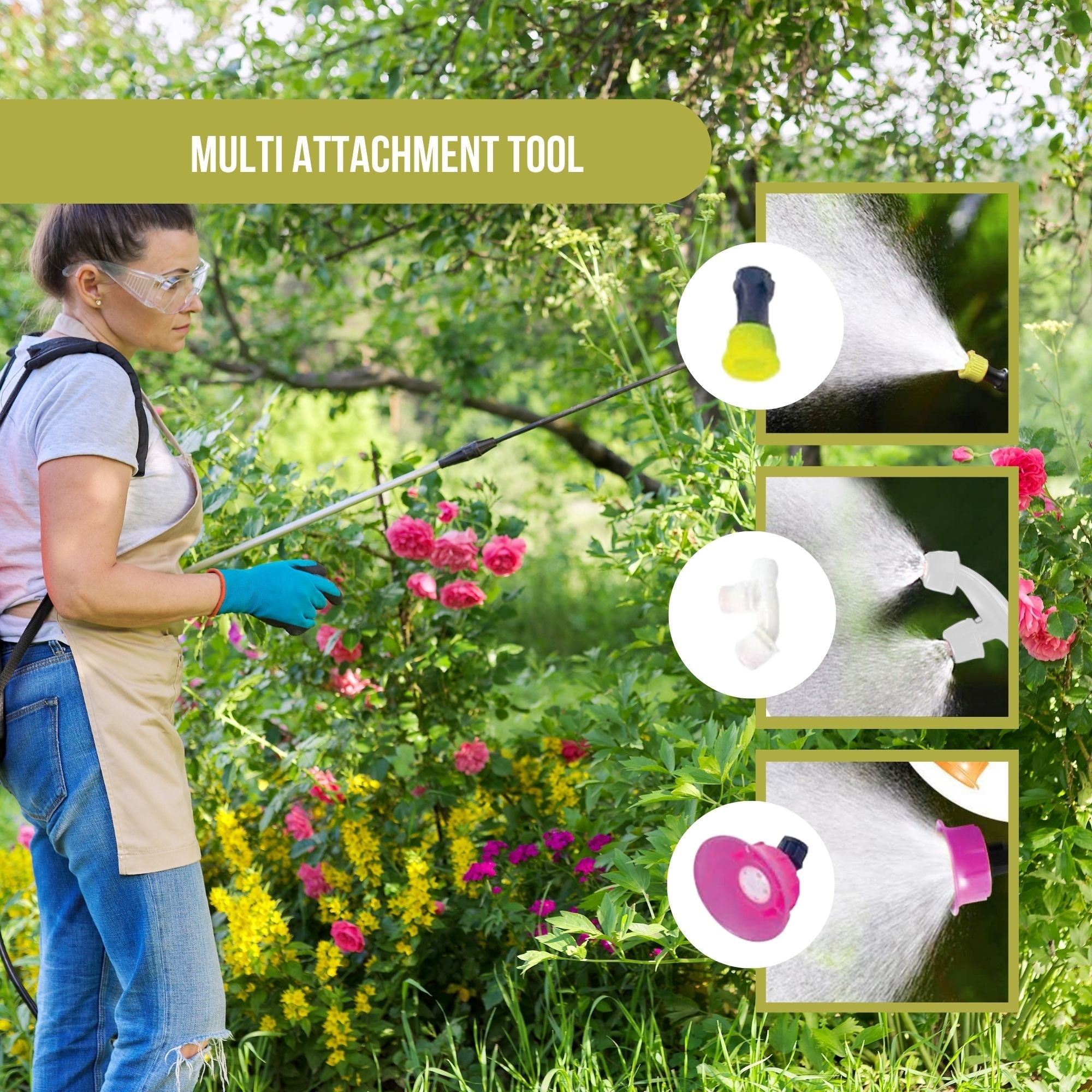 Weed Sprayer 16L Backpack - Lithium 12V