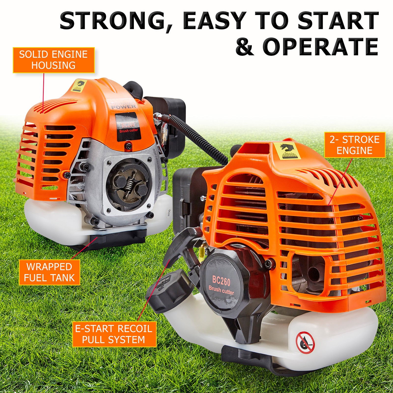 Whipper Snipper Brush Cutter 26cc