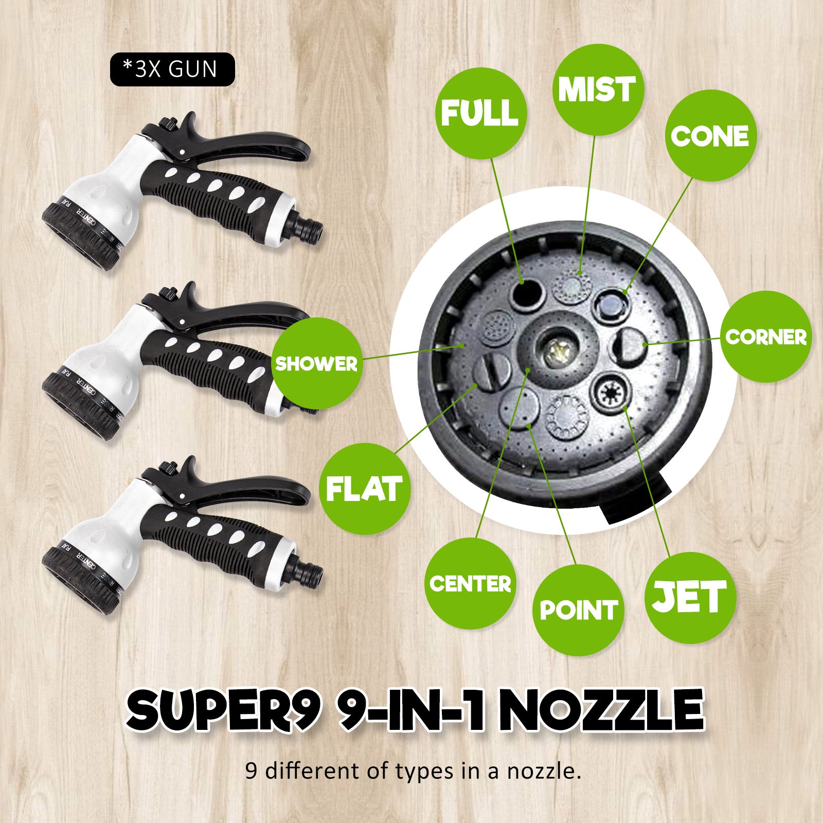 Garden Water Hose 20m Retractable