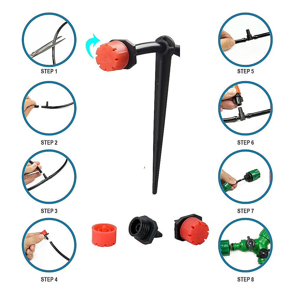 instructions garden irrigation kit