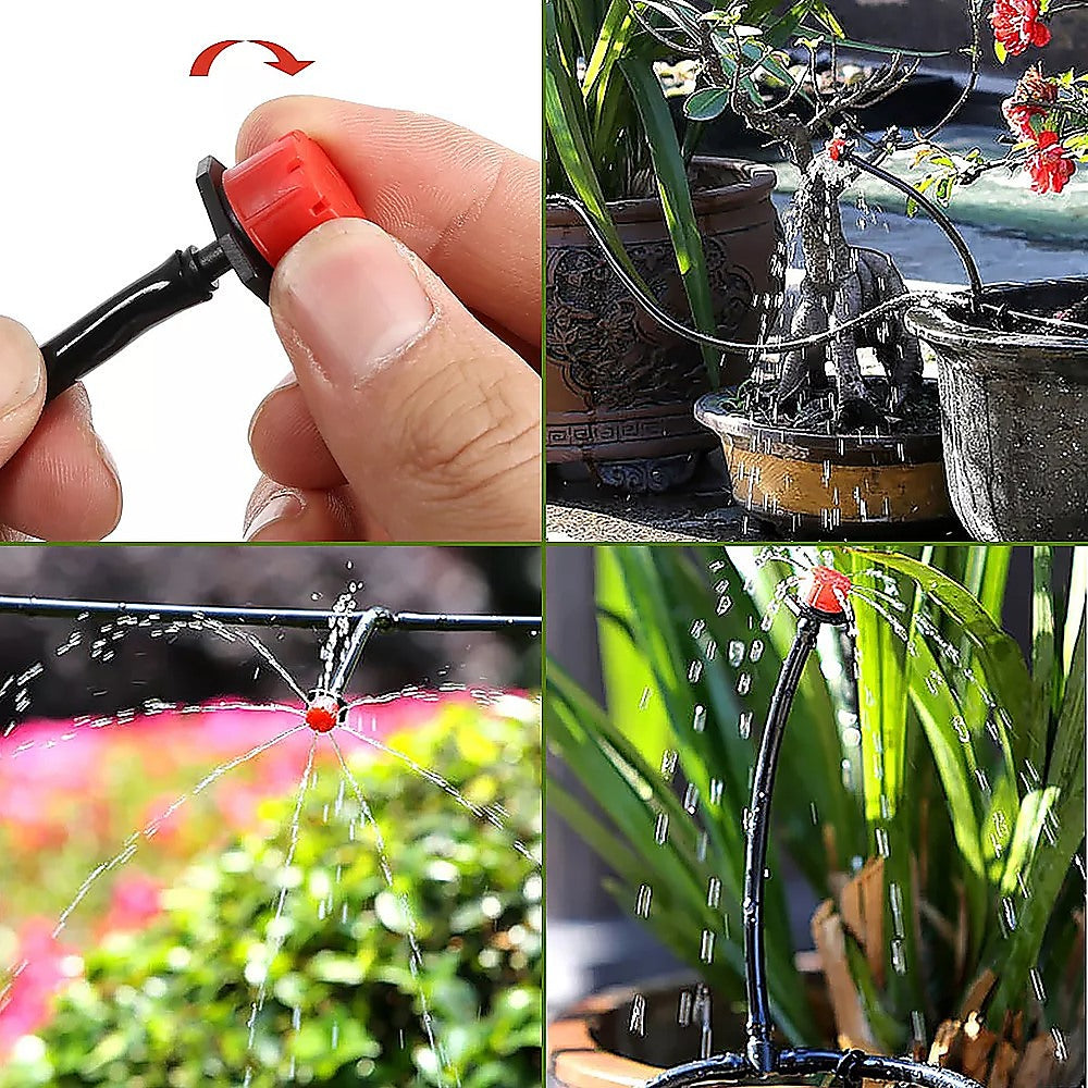 50M Hose Garden Irrigation System Plant Watering DIY Micro Drip Kits Australia wide delivery