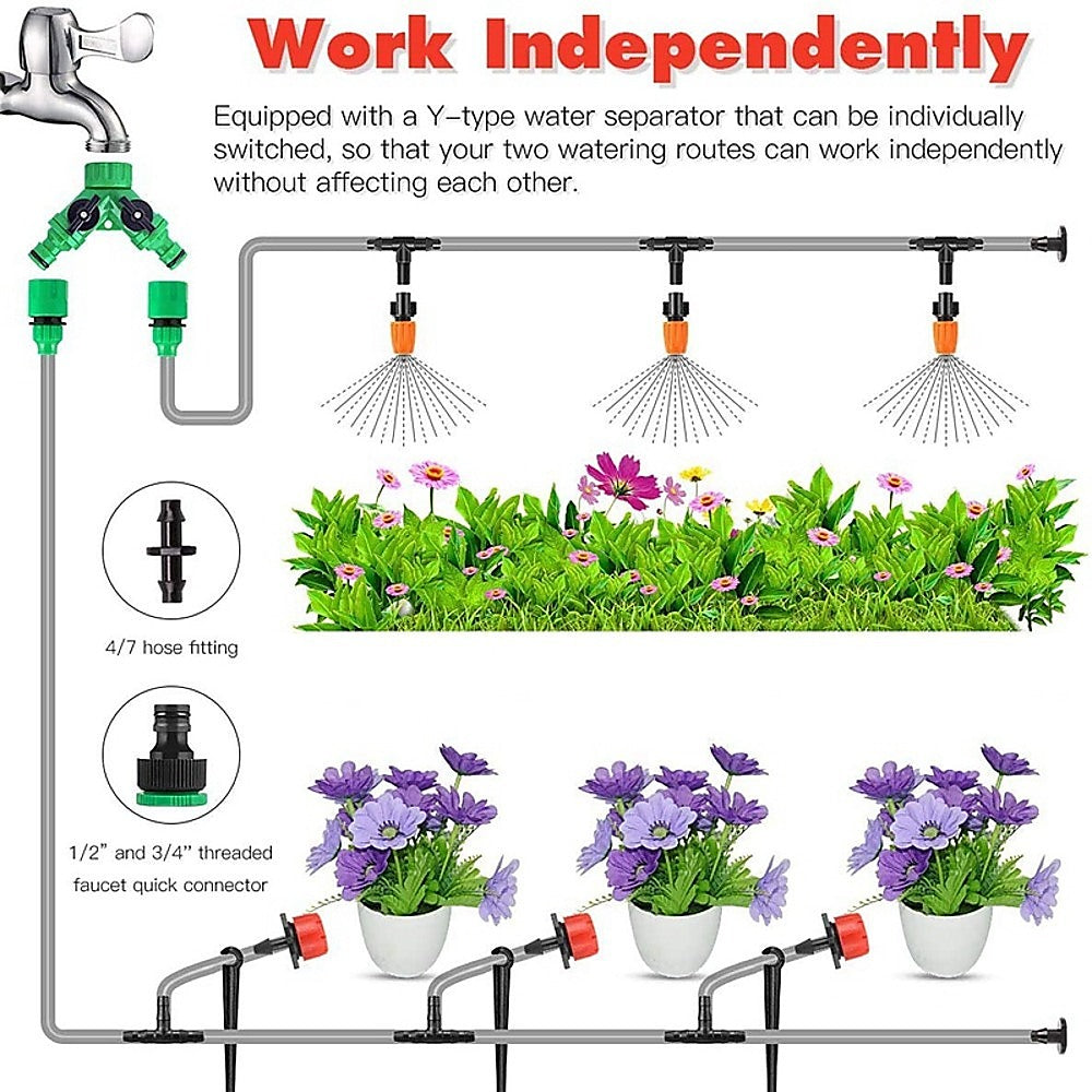 Irrigation Drip System Spray Kit 30m
