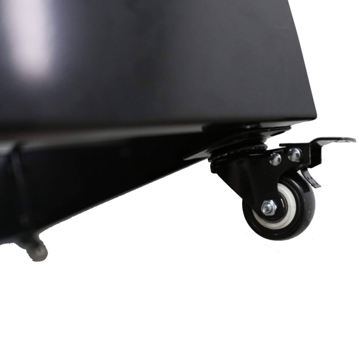 garden supplies black planter with wheels