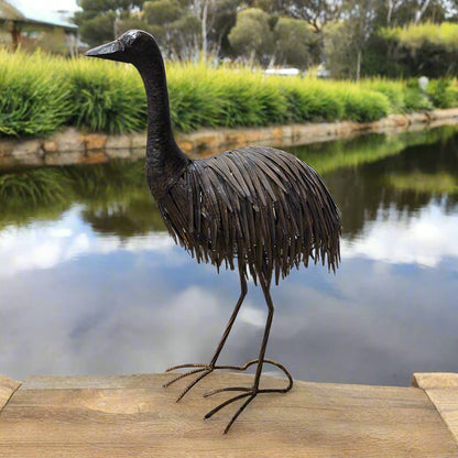 Rustic Emu Garden Statue 45.5x23x68.5cm