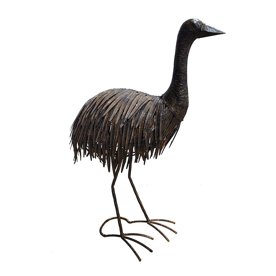 Rustic Emu Garden Statue