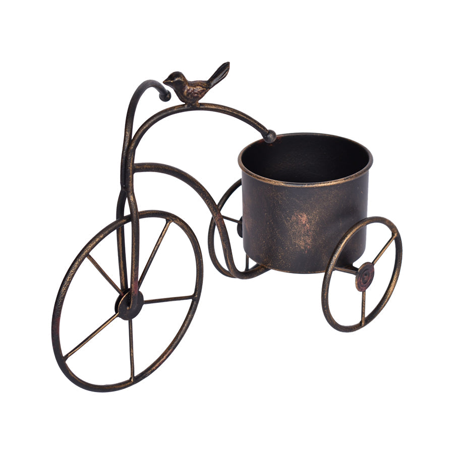 Bicycle Potplanter w/Bird