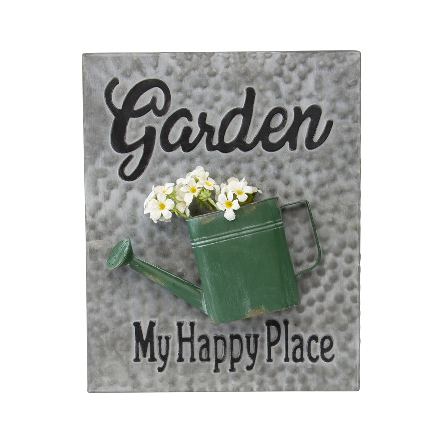 Garden Happy Place Wallart