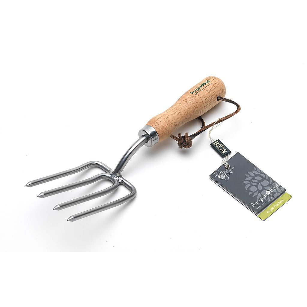 Burgon &amp; Ball | RHS Stainless Round Tined Fork