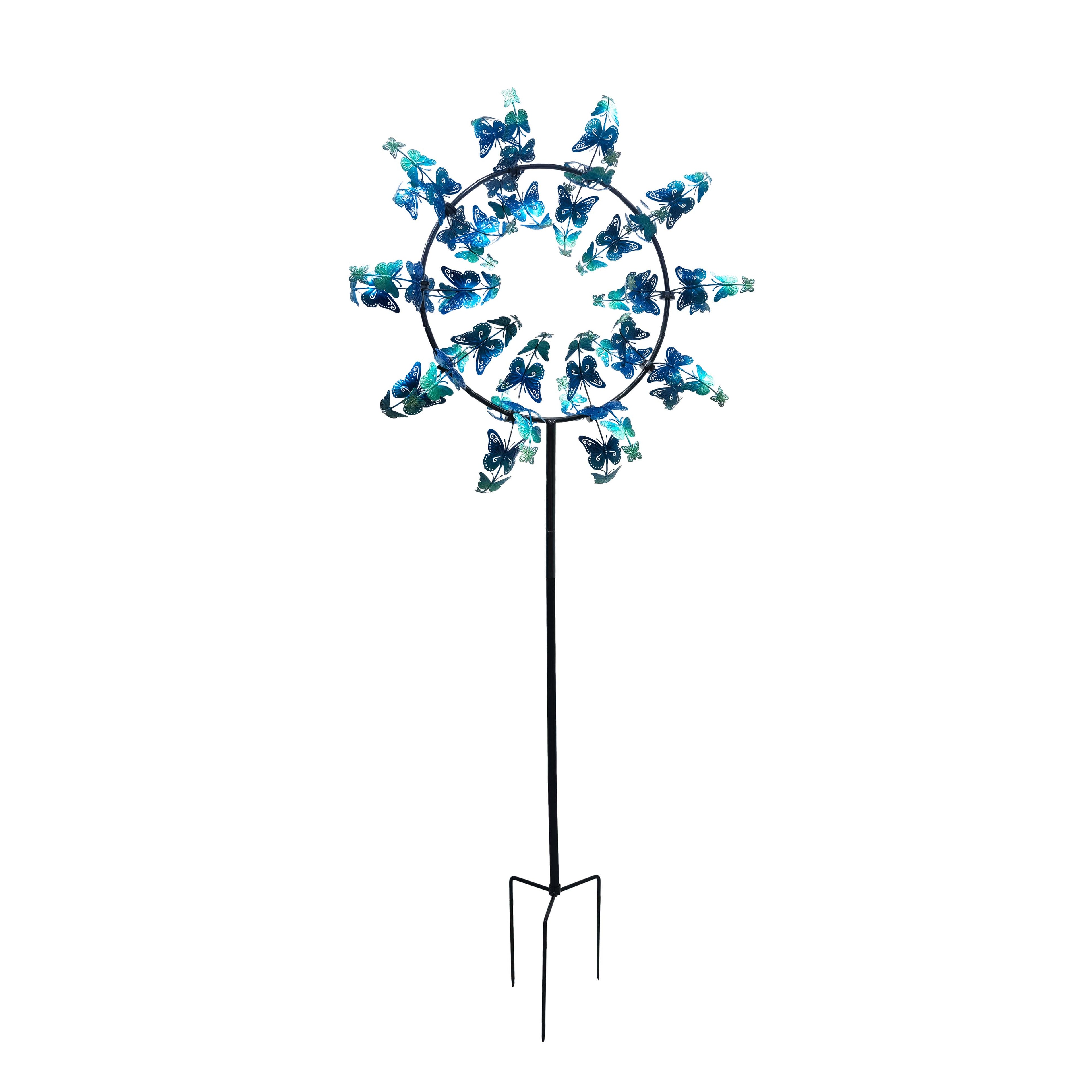 Wind Spin Butterfly Blue Wave
