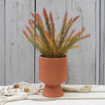 Artifical Fern in Ceramic Vase