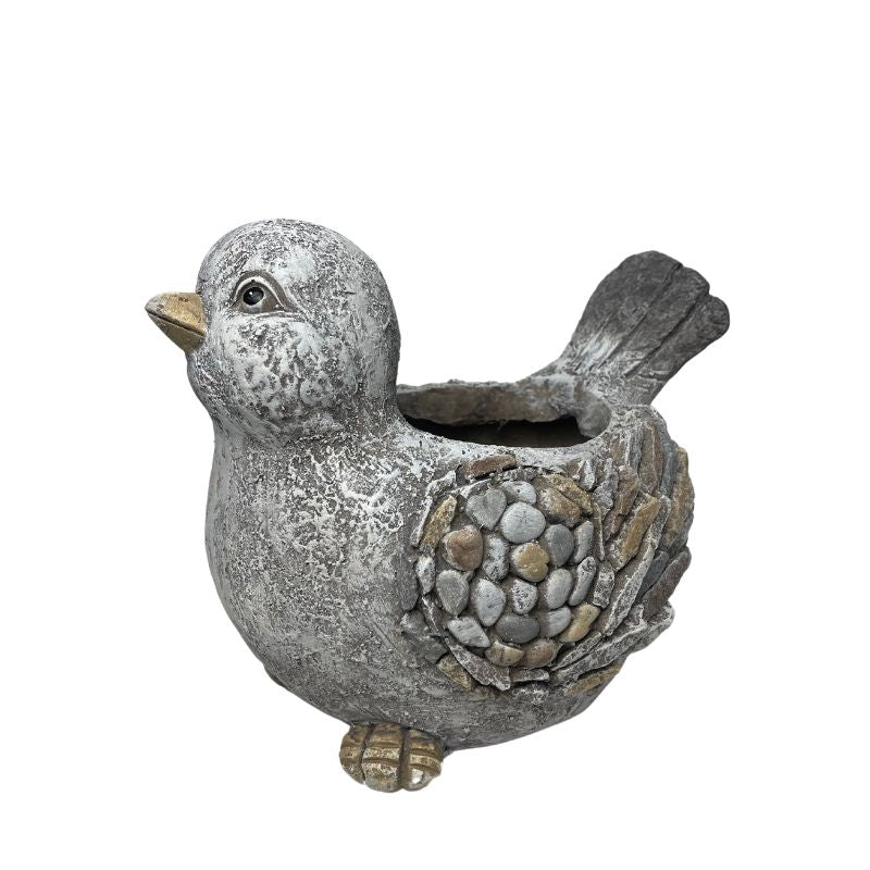 Baby Bird Planter W/ Hole &amp; Plug