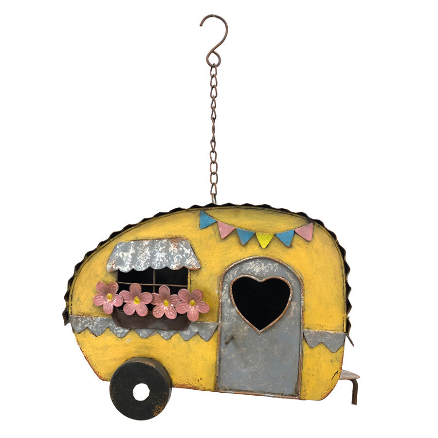 Colourful Caravan Hanging Birdhouse