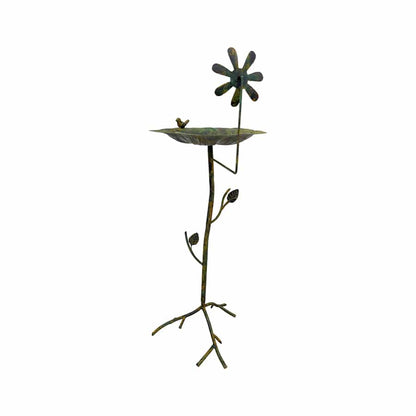 Lilypad on Branch Birdfeeder w/Windmill