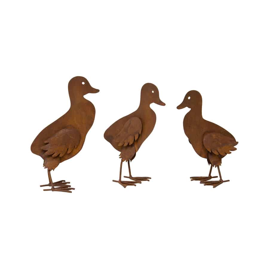 Set/3 Asst Rust Baby Ducks