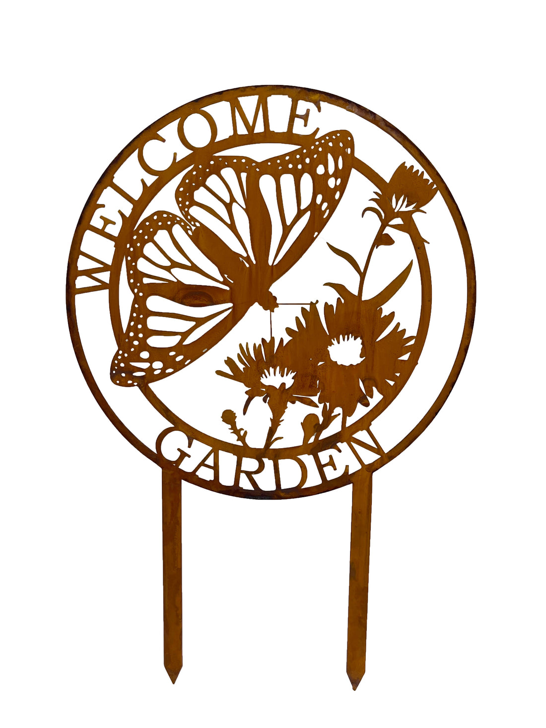 Laser-cut Butterfly Graden Stake