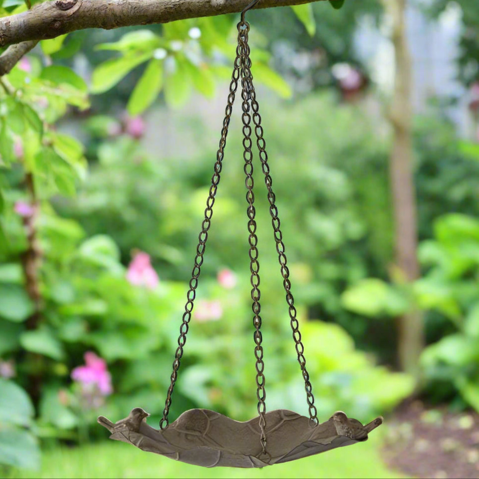 Hanging Lilypad Garden Birdfeeder