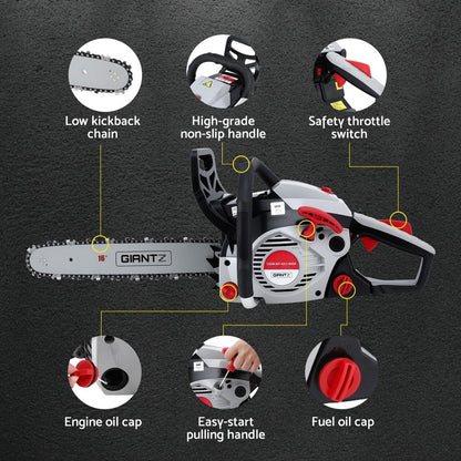 Giantz | Chainsaw Petrol Lightweight 16” Bar 42cc