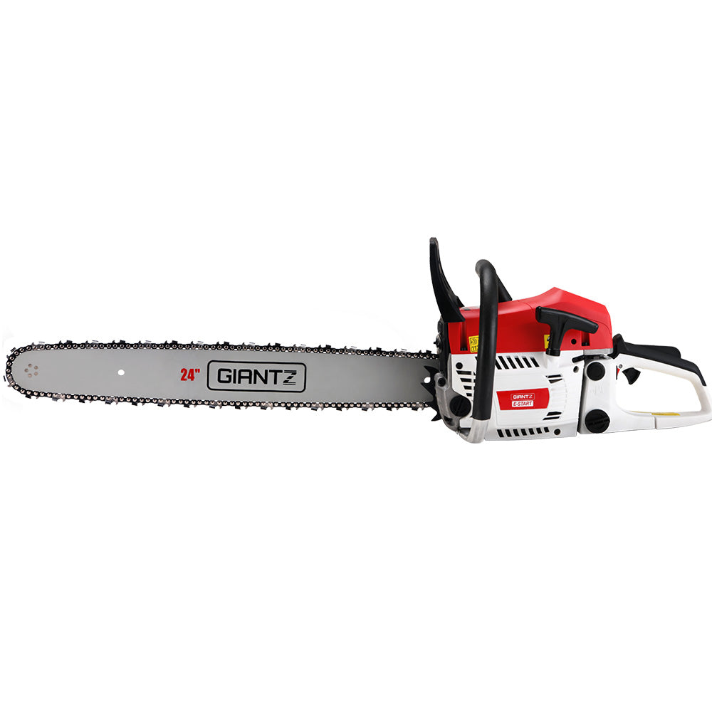 Giantz | Chainsaw Petrol Commercial 24" Bar - 62cc