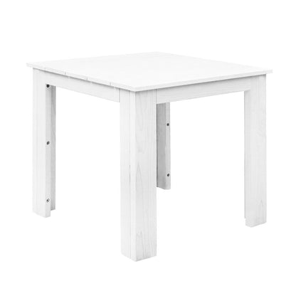 Gardeon Wooden Outdoor Side Table — White