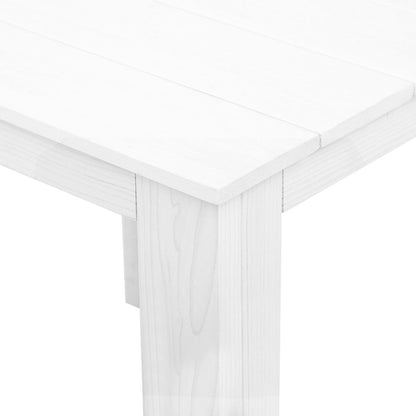 Gardeon Wooden Outdoor Side Table — White