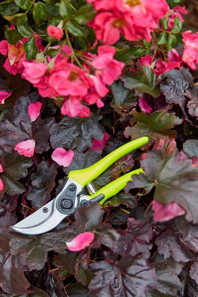 Fluorescent Bypass Secateurs
