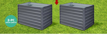 Greenfingers Raised Garden Beds (Twin pack) 1.2m x .8m x 770mm