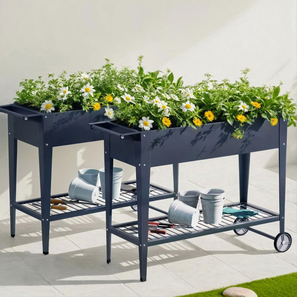 Green Fingers Raised Garden Bed  1m x .4m x 800mm (Twin Pack)