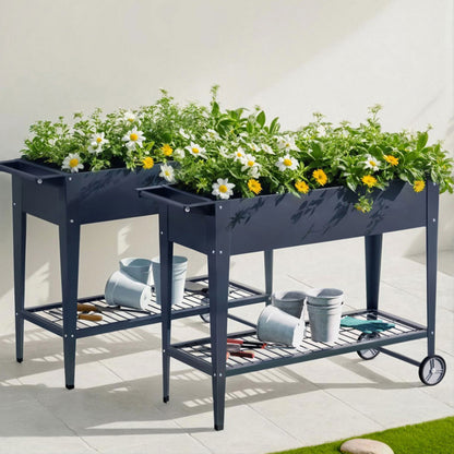Green Fingers Raised Garden Bed  1m x .4m x 800mm (Twin Pack)