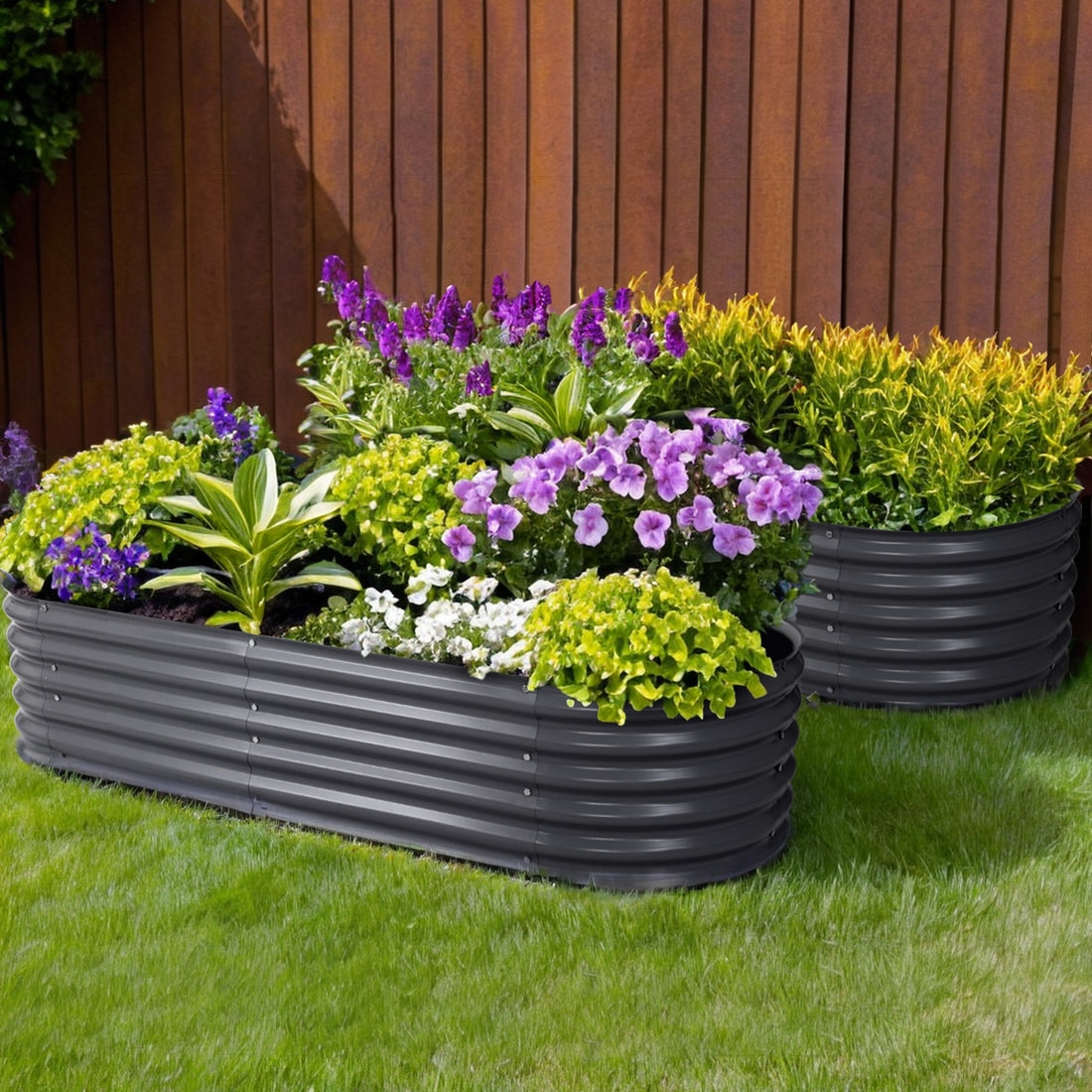 Greenfingers Garden Bed 1.6m x.8m x 420mm (Twin pack)