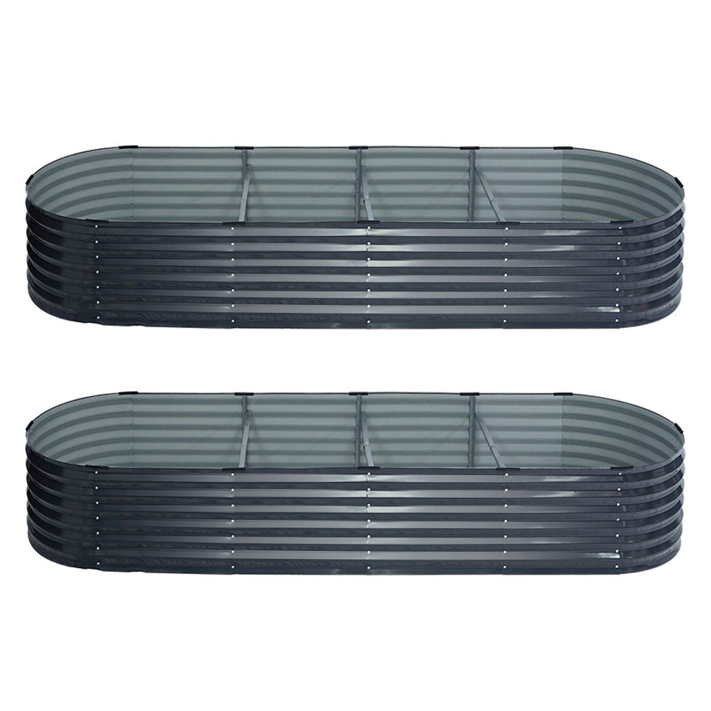 Green Fingers Raised Garden Bed 3.2m x .8m x 420mm (Twin pack)