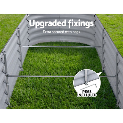 Green Fingers Raised Garden Bed 3.2m x .8m x 420mm (Twin pack)