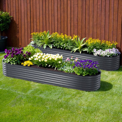 Green Fingers Raised Garden Bed 3.2m x .8m x 420mm (Twin pack)