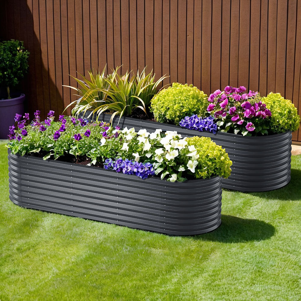 Green Fingers Raised Garden 2.4m x .8m x 560mm (Twin pack)