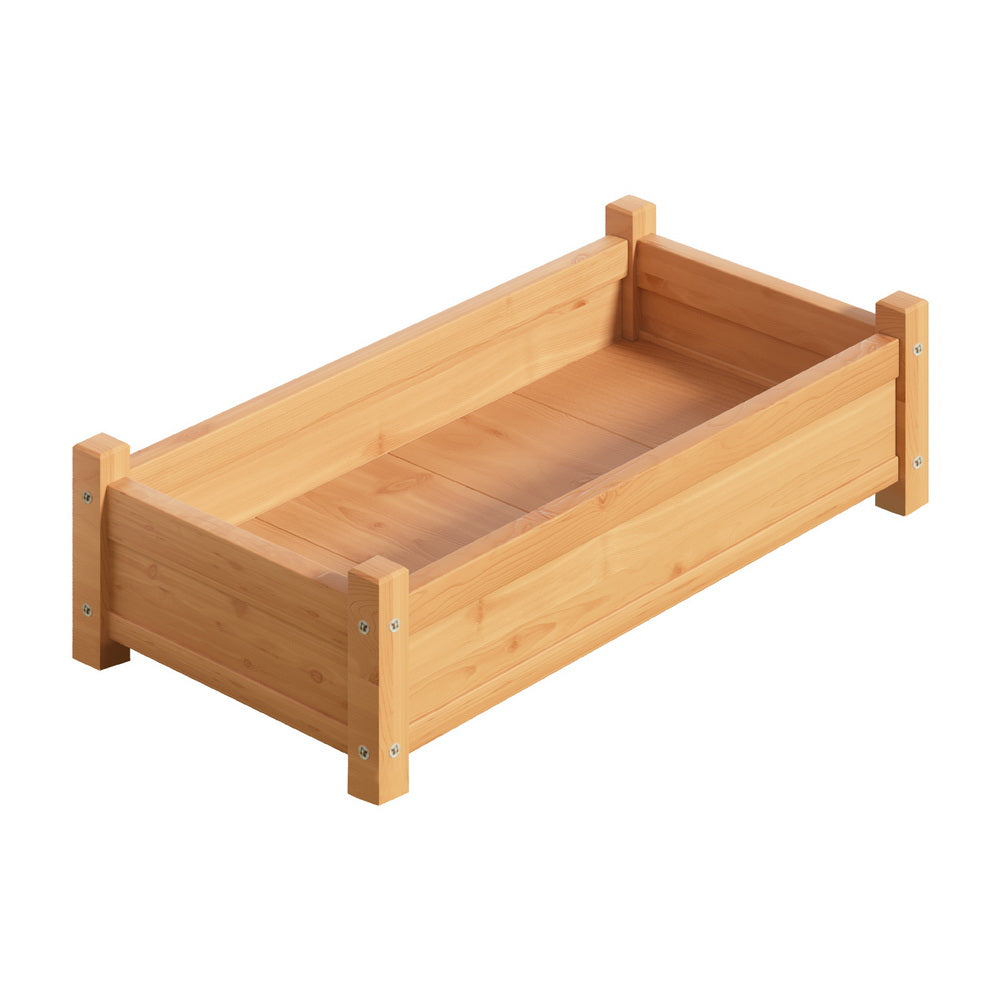 Greenfingers Wooden Raised Garden Bed .65m x.33 x160mm